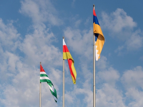 Abkhazia, South Ossetia and the Nagorno-Karabakh Flags