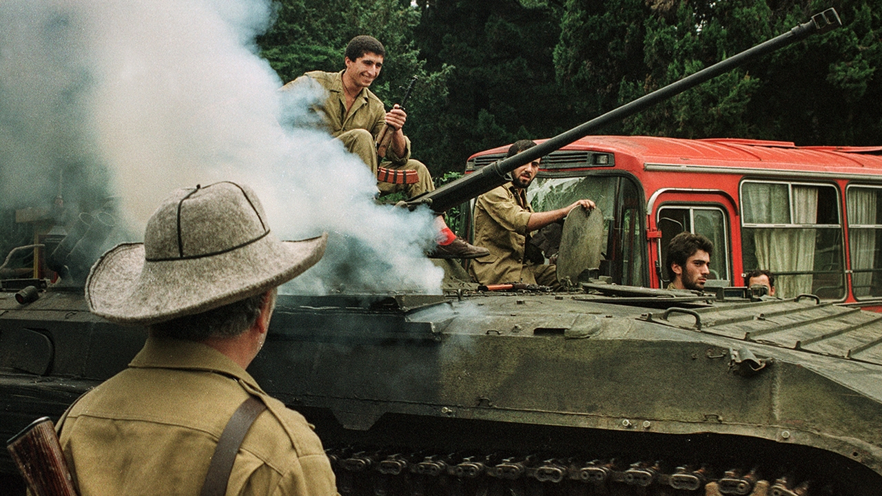 Georgian soldiers in Sukhum, September 1992