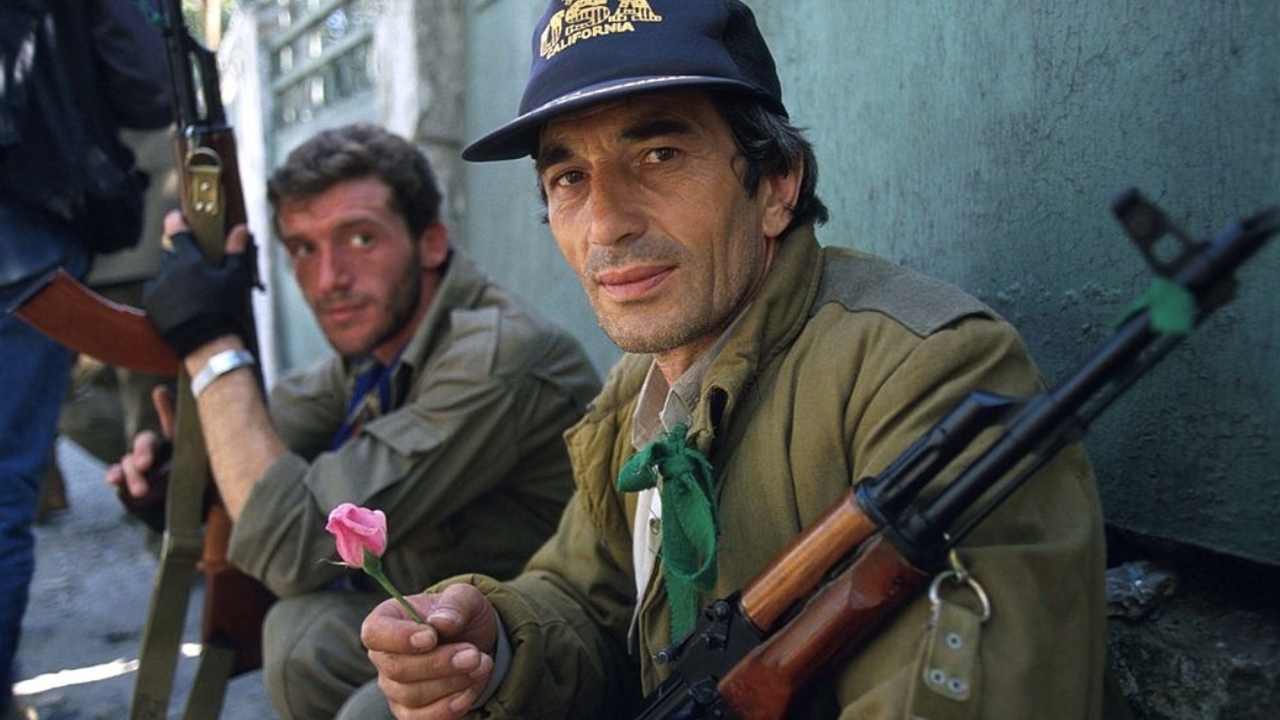 Abkhaz Fighter, September 29, 1993. Photo by Malcolm Linton.