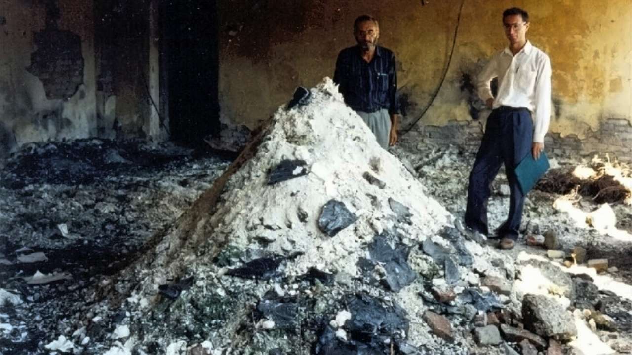 The Abkhaz State Archive archive was burned down intentionally by the Georgian forces.